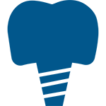 icono de implante dental